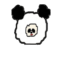 パンダ Sumi Sticker