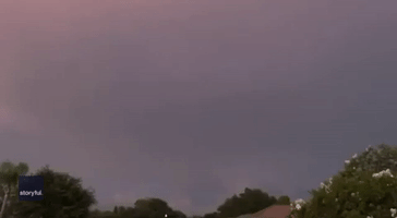Stunning Lightning Flashes Near Tampa Bay