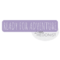 littlehedonistkidsfashion sustainable clothes mountain day ready for adventure organic kids wear Sticker