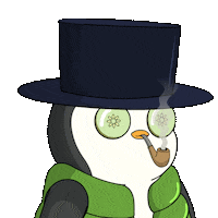 Interested Sherlock Holmes Sticker by Pudgy Penguins