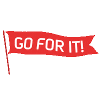 Go For It Flag Sticker by SPORT 2000 Österreich