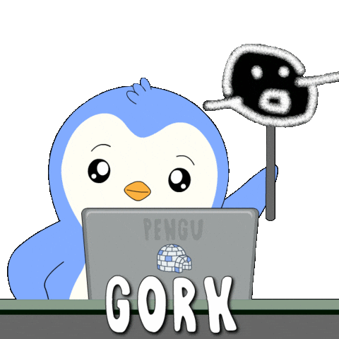 Crypto Penguin Sticker by Pudgy Penguins