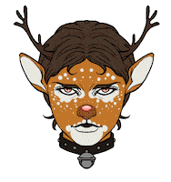 Rudolph The Red-Nosed Reindeer Art Sticker