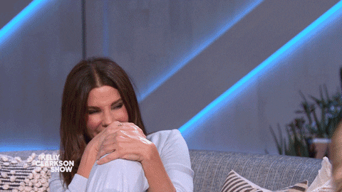 Sandra Bullock Reaction GIF by The Kelly Clarkson Show