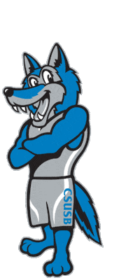 Cody Coyote Sticker by CSUSB