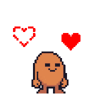 I Love You Hug Sticker by Potatoz by 9GAG