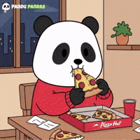 Pizza Hut Happy Dance GIF by Pandu Pandas