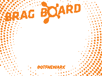 OTFNewark otf brag orangetheory brag board Sticker