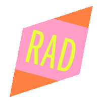 Rad Sticker by Zappos