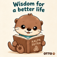 Reading Wisdom GIF by Otto the Otter by GleeSpace