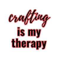 Therapy Crafting Sticker by A Cherry On Top Crafts
