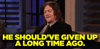 Norman Reedus Glitter GIF by Team Coco