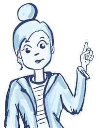 Girl Click Here Sticker by newsaktuell