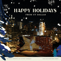 Christmas Happy Holidays GIF by UT Dallas