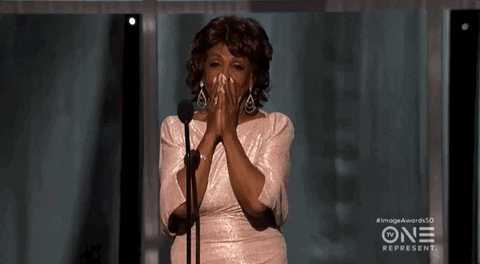 maxine waters thank you GIF by 50th NAACP Image Awards
