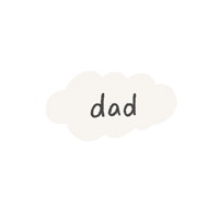 Dad Papa Sticker