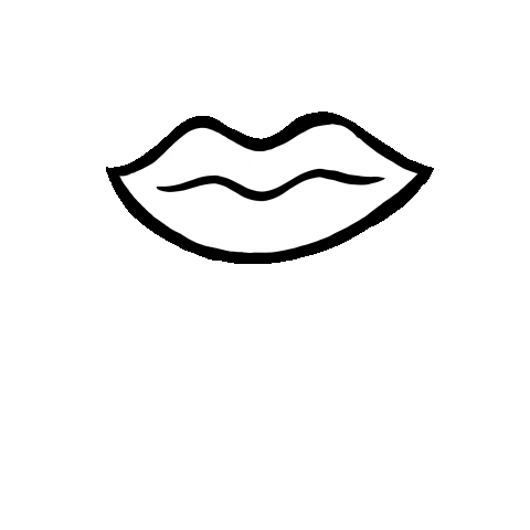 Lips Teeth Sticker by NicholasDanger