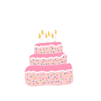 Birthday Cake Sticker