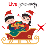 Christmas Santa Sticker by DBS Bank Ltd