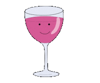 drunk wine Sticker