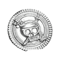 Skull Coin Sticker
