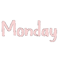 ajenglarast pink day monday mon Sticker