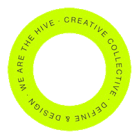 wearethehive design type hive wearethehive Sticker