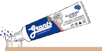 GrantsOfAustralia tooth koala toothpaste toothbrush Sticker