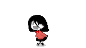 Samukaaborges happy anime dancing kawaii Sticker