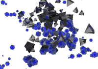 3d explode STICKER by The NGB