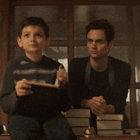 penn badgley smile GIF by Lifetime