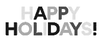 Black And White Christmas Sticker by Equal Parts Studio