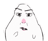 Tongue Finger Sticker by tilund