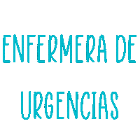 Enfermeira Urgencias Sticker
