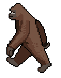 Big Foot Pixel Art Sticker by Posit Pixel