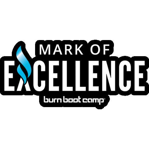 Mark Excellence Sticker by Burn Boot Camp
