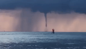 Waterspout Spotted Off Florida's Fort Clinch State Park