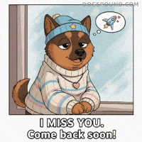 Miss You Love GIF by Doge Pound