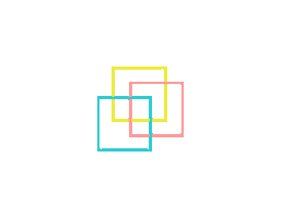 Pink Squares Sticker by Pure Public Relations
