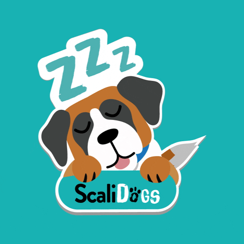 Dog Sleep GIF by Scalidogs