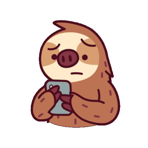 Miss You Waiting Sticker by Sloooths