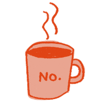 Design Coffee Sticker