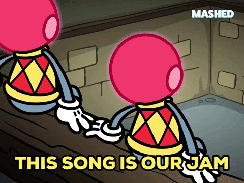 Jamming Out Favorite Song GIF by Mashed