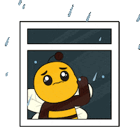 Sad Miss You Sticker by Plan Bee Studios