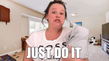 Just Do It Pregnancy GIF