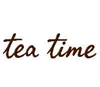 Watercolor Teatime Sticker