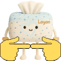 Thanks Help Sticker by Layan Essence Tissue