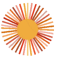 Summer Sun Sticker by Lauren Fox