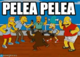 simpson pelea GIF