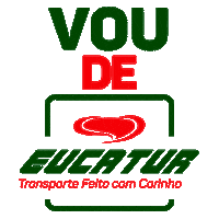 Eucaturoficial viagem transporte onibus viagens Sticker